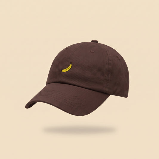 banana dad cap, three-quarter view