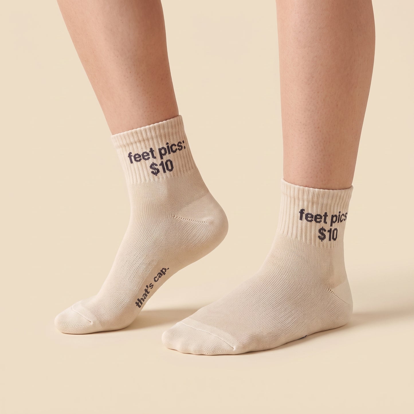 feet pics: $10 socks, worn