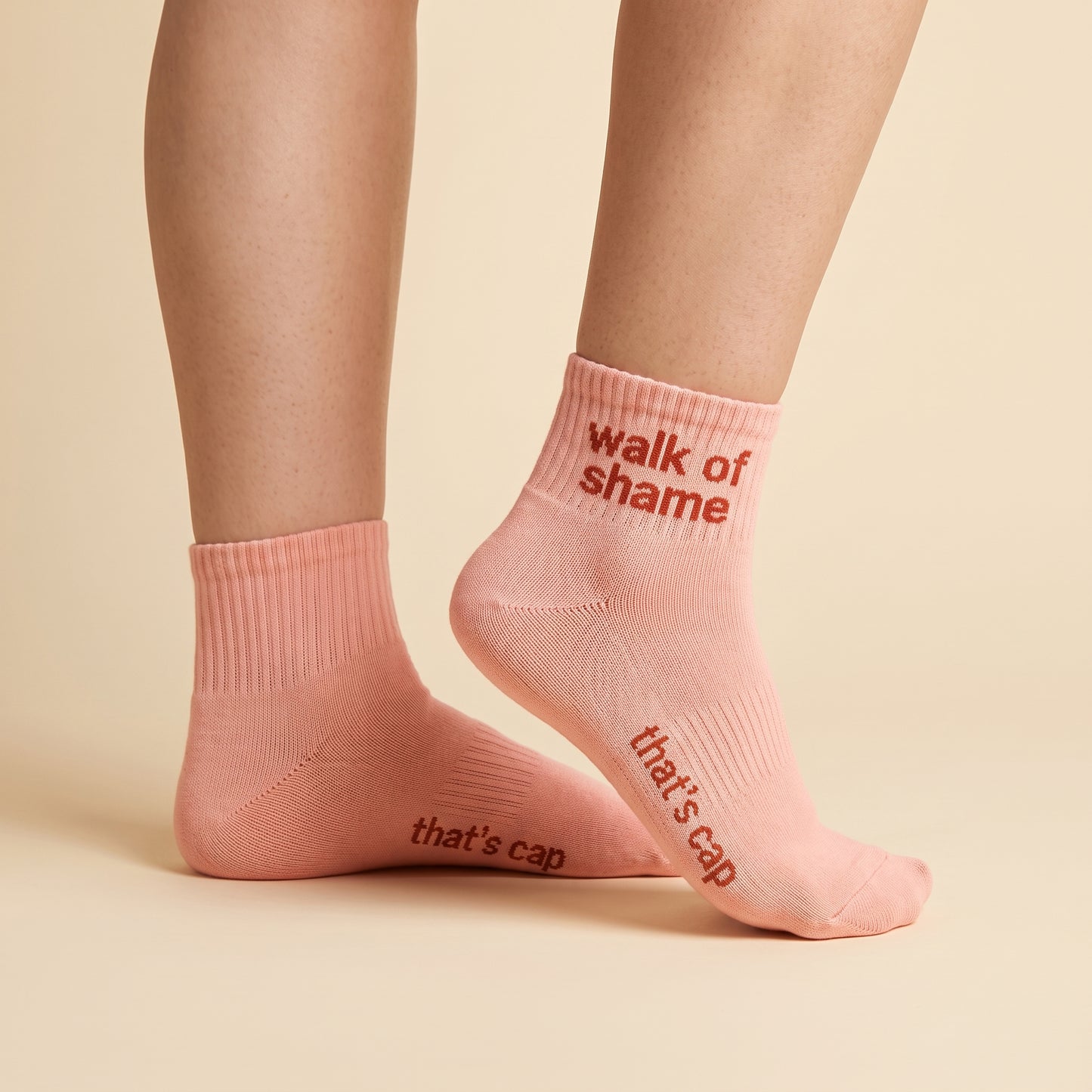 walk of shame socks, worn