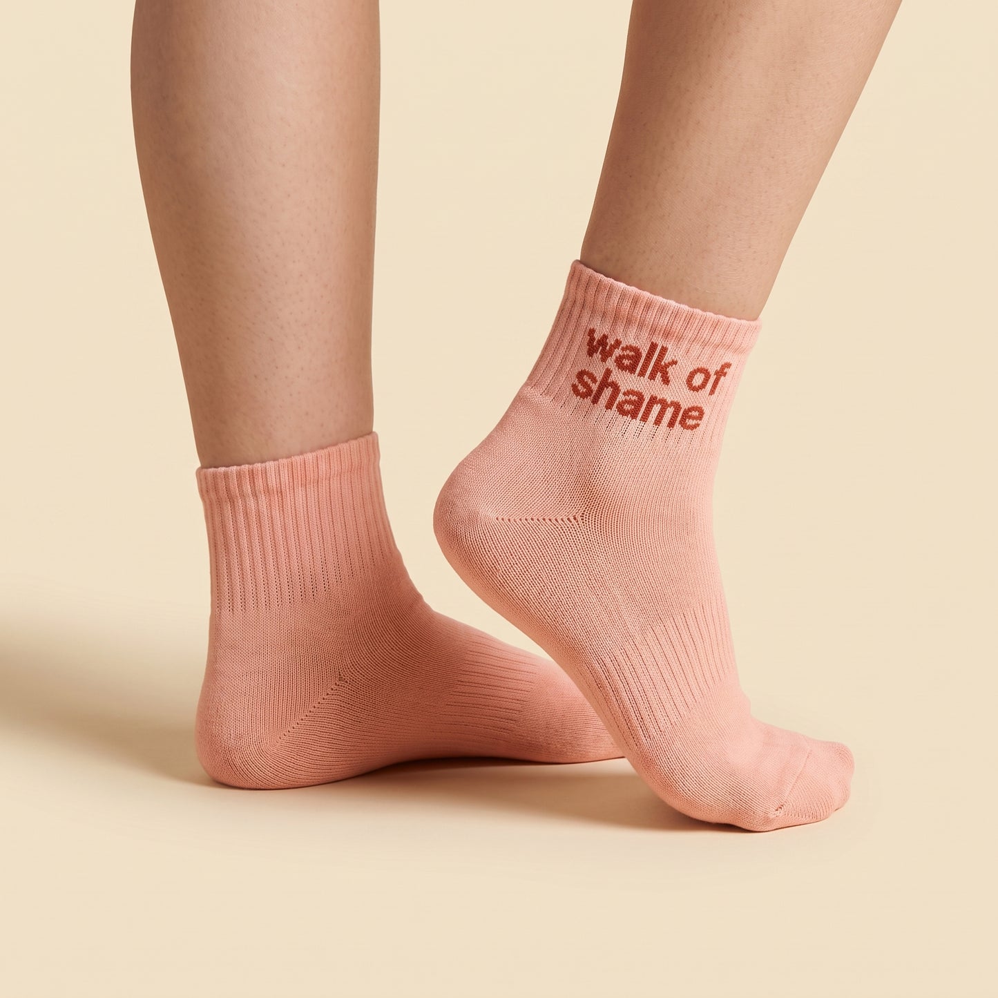 walk of shame socks, worn