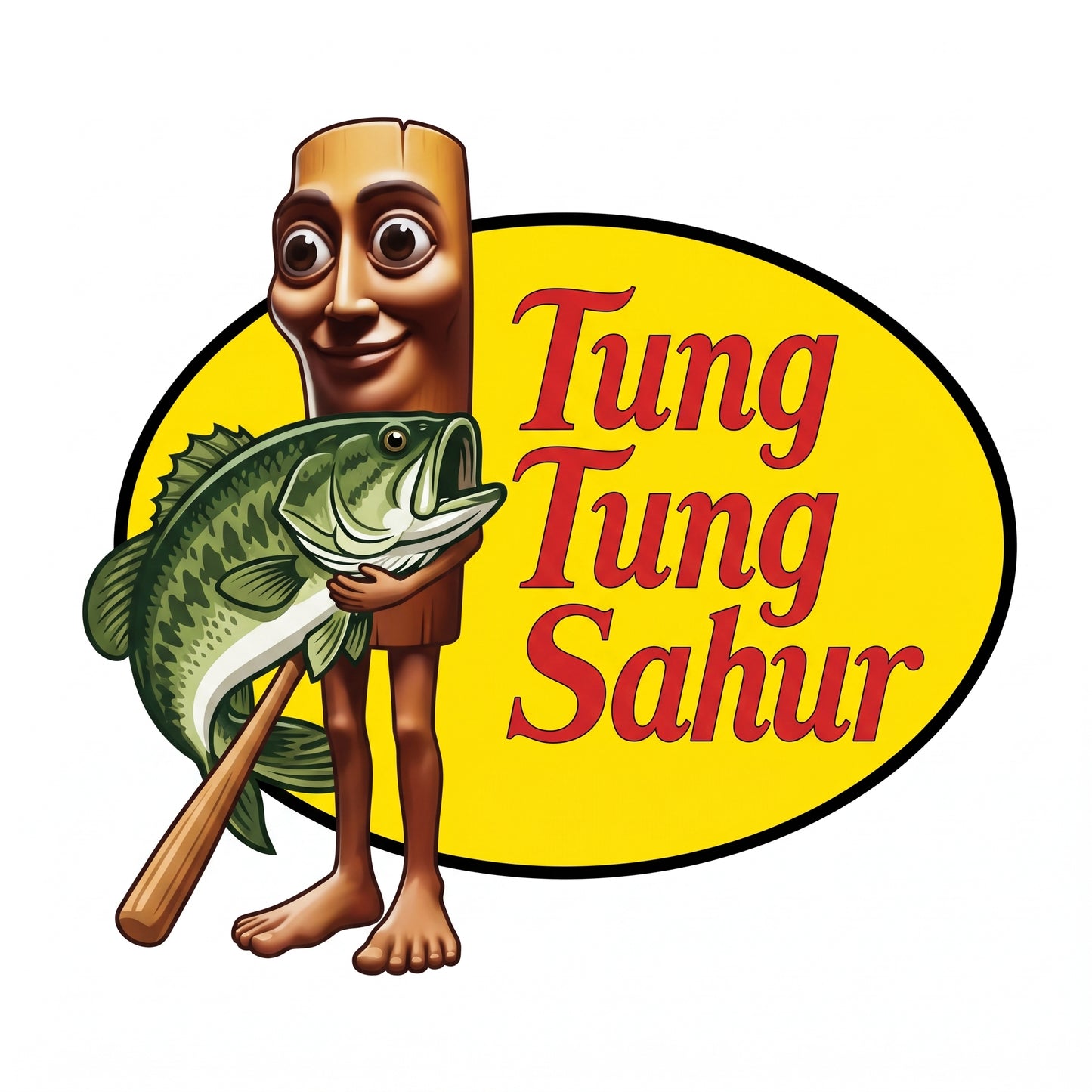 Tung Tung Sahur patch artwork detail