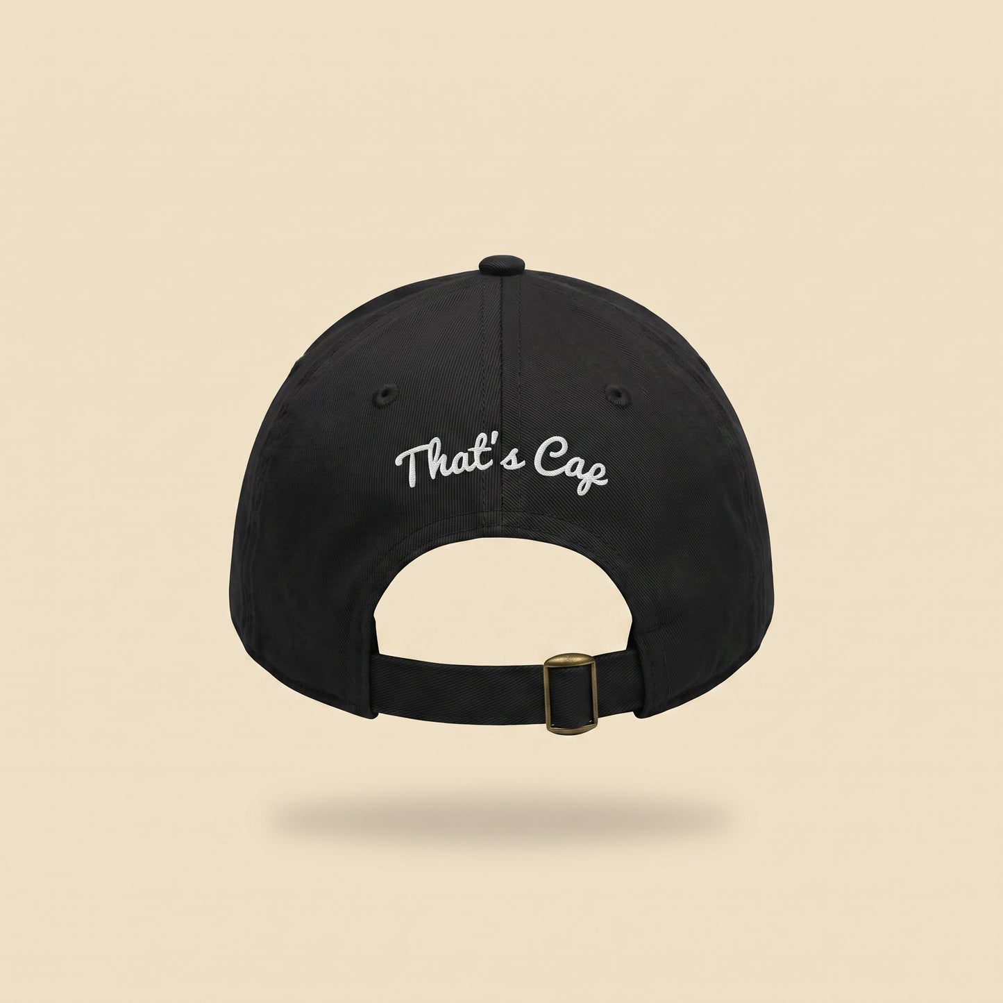 type shit dad cap, back with That's Cap script