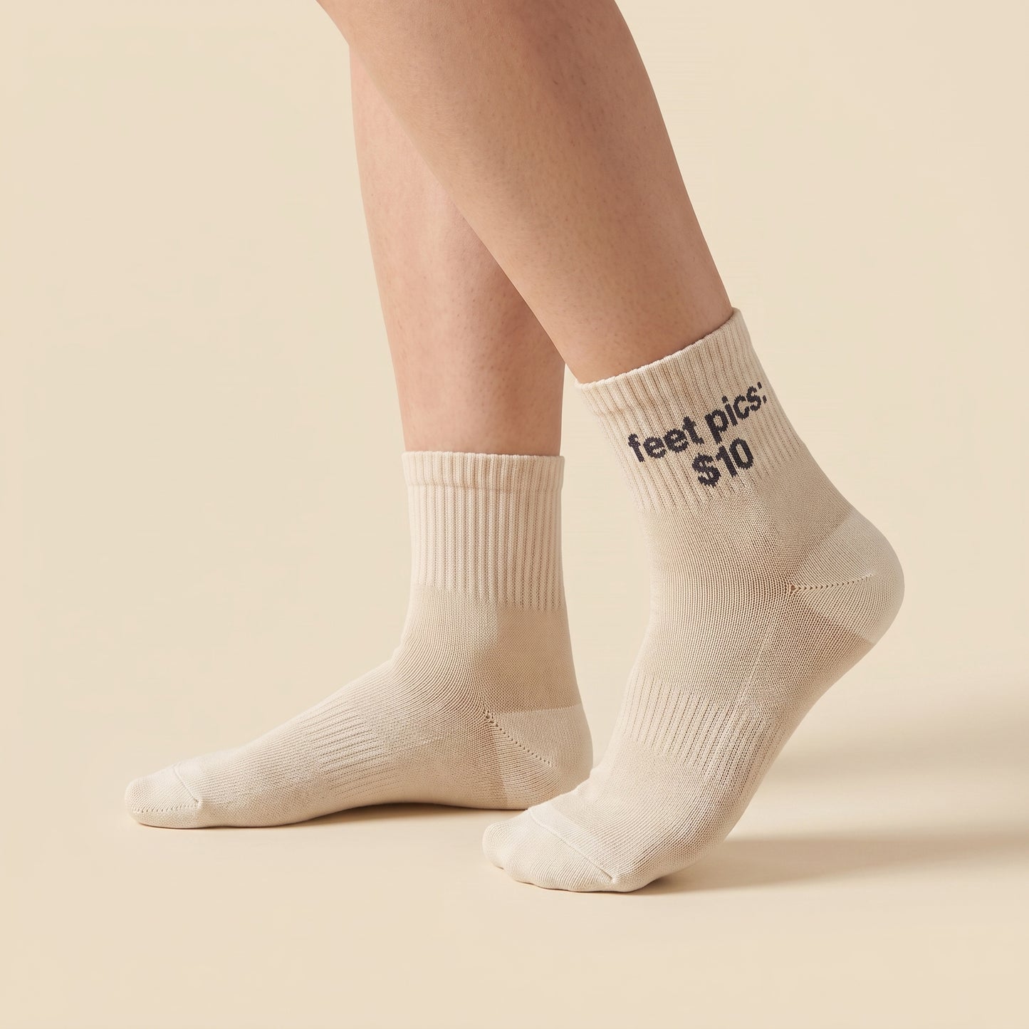 feet pics: $10 socks, worn