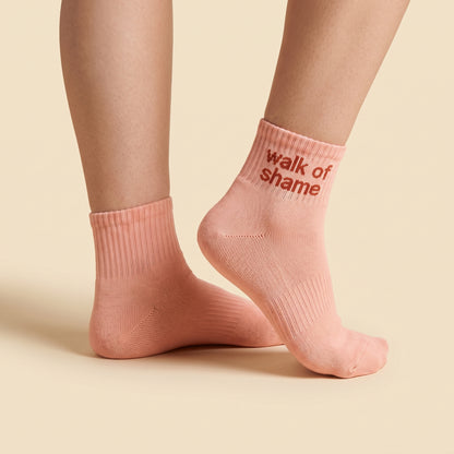 walk of shame socks, worn