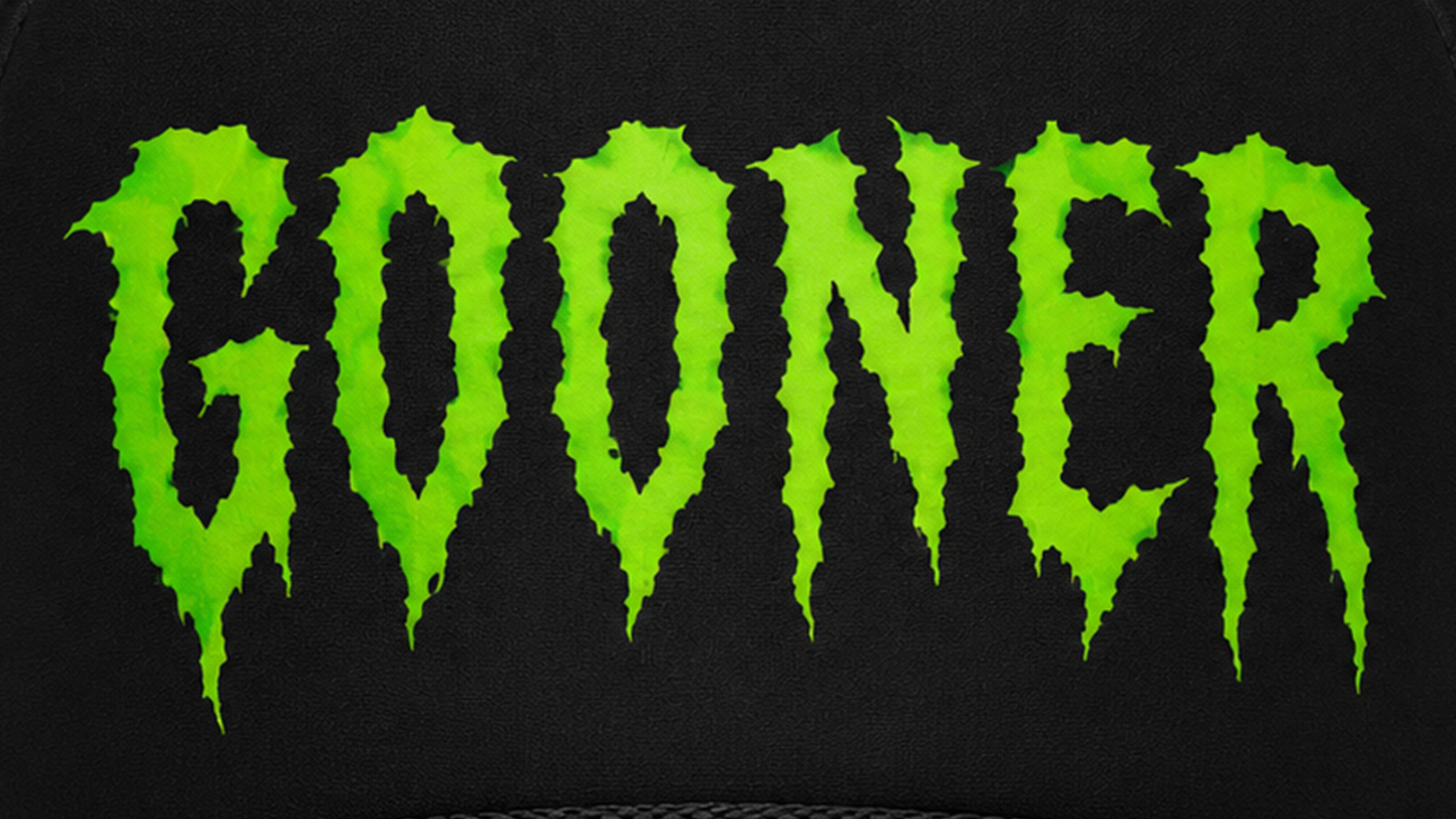GOONER lettering artwork detail