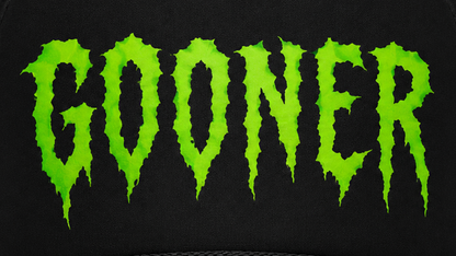 GOONER lettering artwork detail
