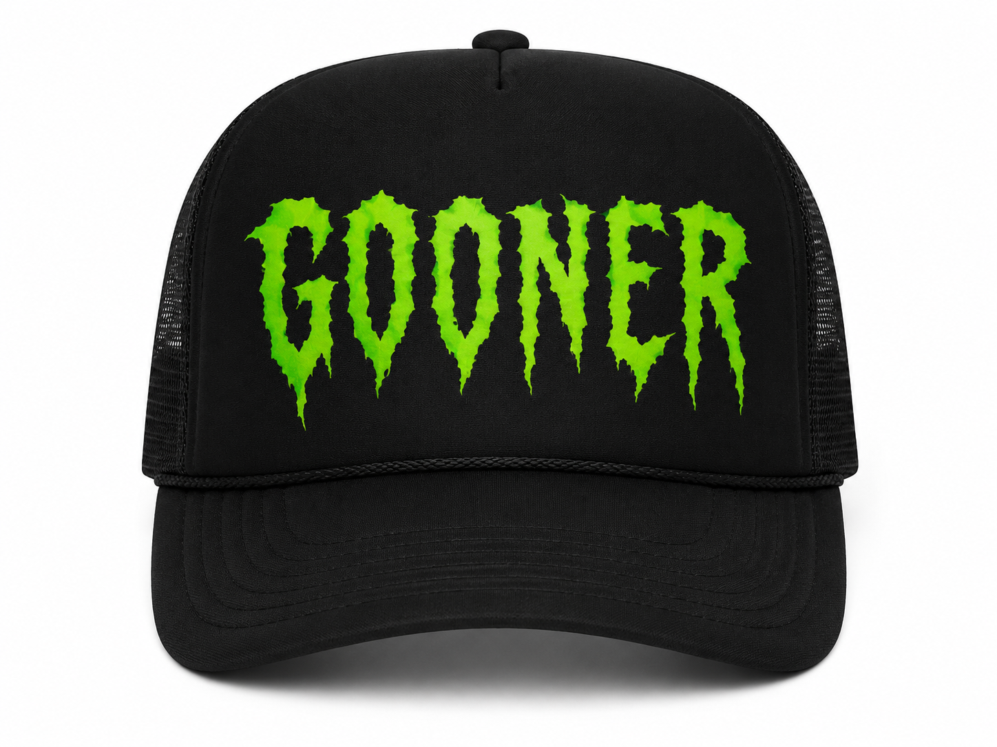 GOONER trucker cap, front