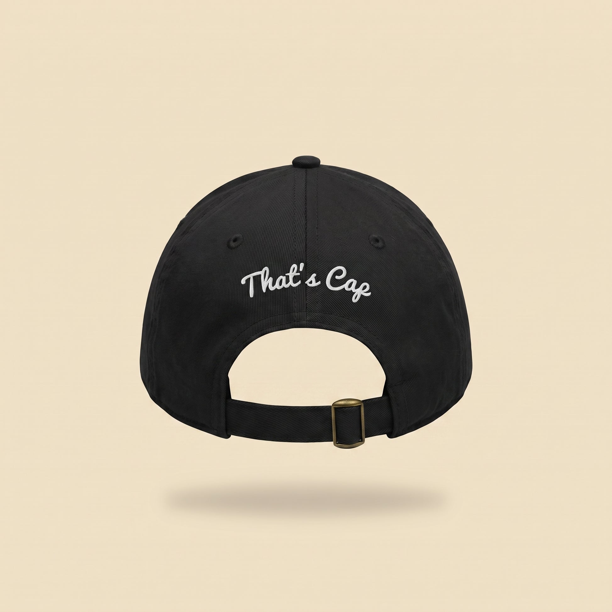 thinking cap dad cap, back with That's Cap script