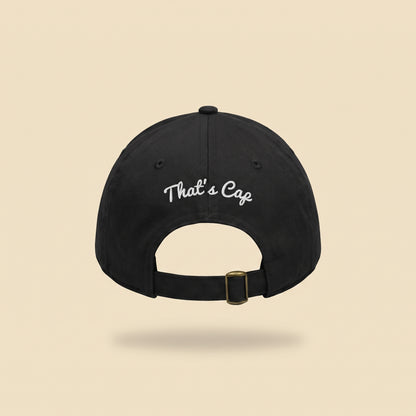 type shit dad cap, back with That's Cap script