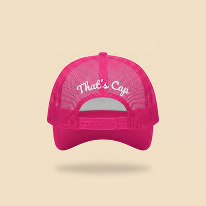 CERTIFIED BADDIE trucker cap, back with That's Cap script